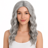 Silver Body Wave Wig - Chic Costume Accessory
